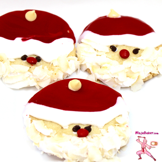santa cookies #santa #cookies #easy #recipe #SundaySupper